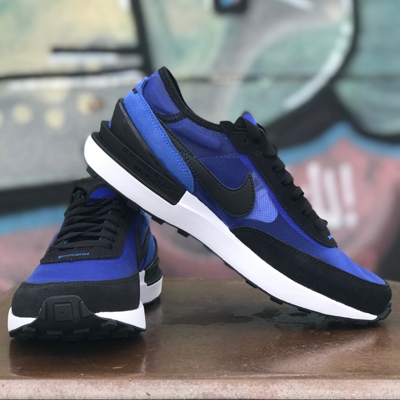 Nike Waffle One Classic Retro Mesh Suede Sneakers - Picture 2 of 11